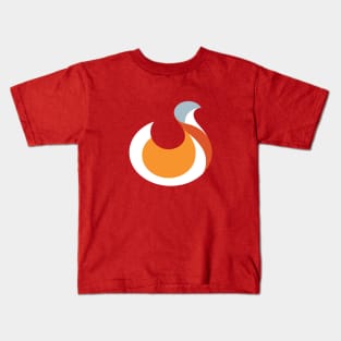 Bustard bird symbol Kids T-Shirt